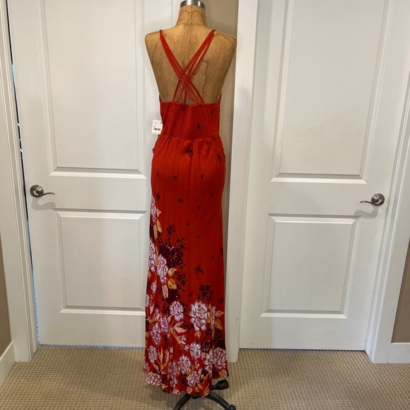 NWT Free People Get To You Printed Maxi Slip - Picture 4 of 5